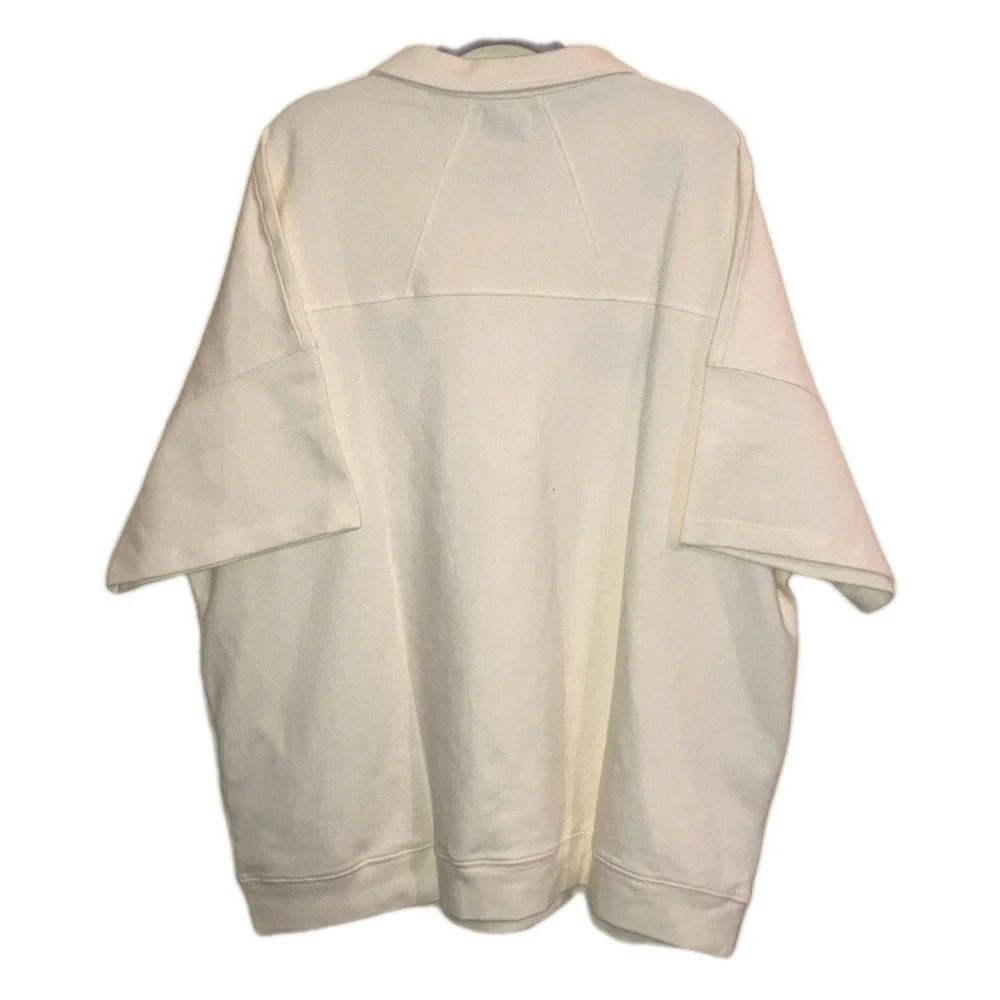 Rhude x McLaren Racer Oversized Polo Shirt (Cream) Size: XL - NWT - Picture 6 of 8
